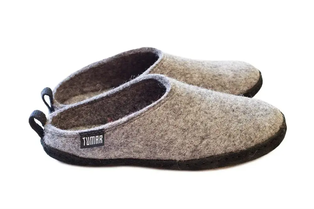 تصویر 1 از پاپوش نمدی گرم و راحت برای استفاده در خانه